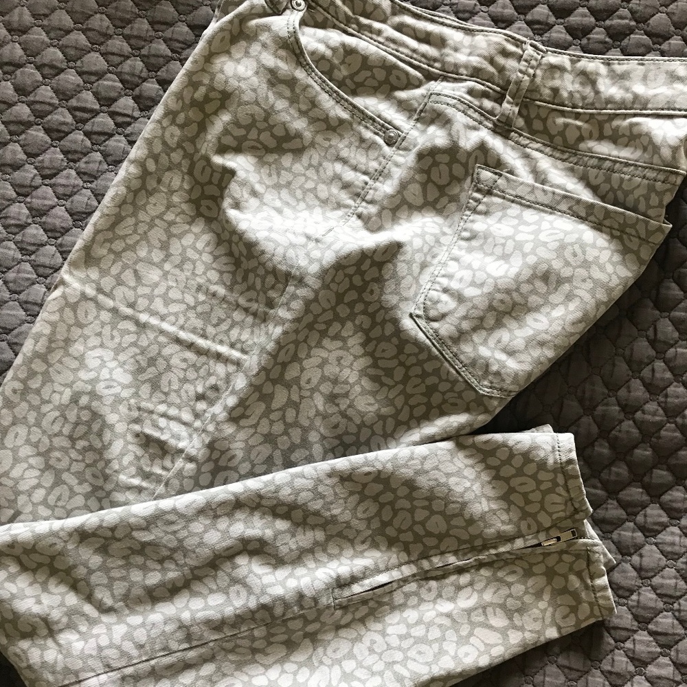 Skinny LOFT Cheetah Print Jeans